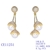 Picture of Sparkly Big White Dangle Earrings