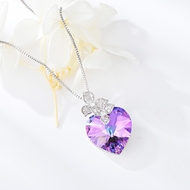 Show details for Zinc Alloy Platinum Plated Pendant Necklace with Fast Shipping