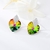 Picture of Delicate Swarovski Element Platinum Plated Stud Earrings