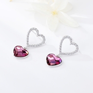 Show details for Funky Small Purple Stud Earrings