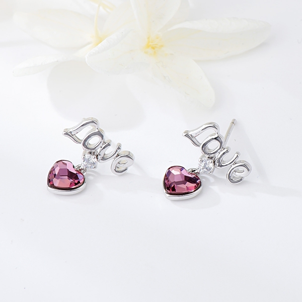 Picture of Inexpensive Platinum Plated Zinc Alloy Stud Earrings from Reliable Manufacturer