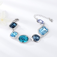 Show details for Bling Small Blue Fashion Bracelet