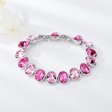 Show details for Top Swarovski Element Platinum Plated Fashion Bracelet