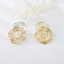 Show details for Featured Gold Plated Medium Stud Earrings with Full Guarantee