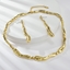 Show details for Origninal Big Gold Plated 2 Piece Jewelry Set