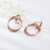 Picture of Fancy Dubai Rose Gold Plated Drop & Dangle Earrings