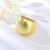Picture of Attractive Gold Plated Big Fashion Ring For Your Occasions