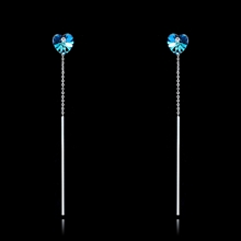 Show details for Wonderful Swarovski Element Heart & Love Drop & Dangle