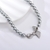Picture of Affordable Copper or Brass Platinum Plated Short Chain Necklace from Trust-worthy Supplier