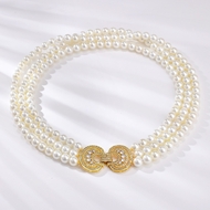 Picture of Medium Luxury Short Chain Necklace Factory Supply