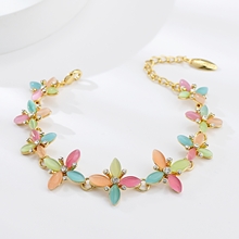 Show details for Unusual Flower Opal Fashion Bracelet