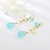 Picture of Classic Blue Dangle Earrings with Fast Delivery