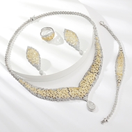 Picture of Luxury Gold Plated 4 Piece Jewelry Set with Worldwide Shipping