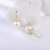 Picture of Delicate White Dangle Earrings with Beautiful Craftmanship