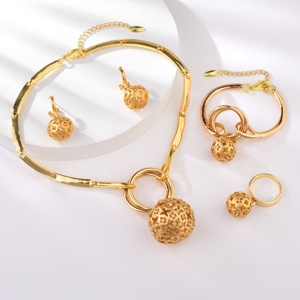 Picture of Shop Zinc Alloy Dubai 4 Piece Jewelry Set with Unbeatable Quality