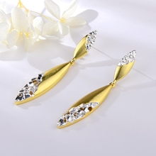 Show details for Zinc Alloy Gold Plated Dangle Earrings from Certified Factory