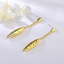 Show details for Trendy Gold Plated Big Dangle Earrings Shopping