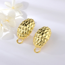 Show details for Hot Selling Gold Plated Dubai Big Stud Earrings from Top Designer