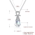 Picture of Inexpensive Platinum Plated Cubic Zirconia Pendant Necklace from Reliable Manufacturer