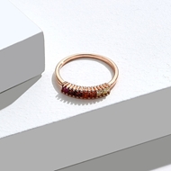 Picture of Low Cost Rose Gold Plated Cubic Zirconia Fashion Ring with Low Cost