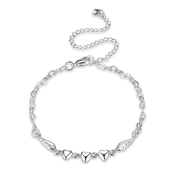 Picture of Amazing Small Platinum Plated Anklet