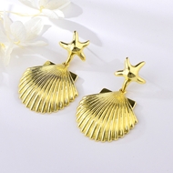 Picture of Inexpensive Zinc Alloy Dubai Dangle Earrings from Reliable Manufacturer