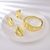 Picture of Fashionable Dubai Gold Plated 3 Piece Jewelry Set