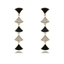 Show details for Nickel Free Gold Plated Cubic Zirconia Dangle Earrings with Worldwide Shipping