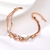 Picture of Famous Medium Rose Gold Plated Fashion Bracelet
