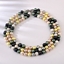 Show details for Sparkling Big Artificial Pearl Short Statement Necklace