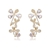 Picture of Purchase Gold Plated Big Front Back Earrings Best Price