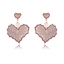 Show details for Inexpensive Copper or Brass Love & Heart Dangle Earrings from Reliable Manufacturer