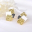 Show details for Impressive Multi-tone Plated Medium Stud Earrings with Low MOQ