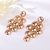 Picture of Fast Selling Gold Plated Zinc Alloy Dangle Earrings from Editor Picks
