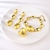 Picture of Designer Gold Plated Big 3 Piece Jewelry Set with Easy Return