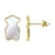 Picture of Sparkling Small Shell Stud Earrings