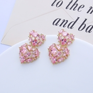 Picture of Attractive Pink Copper or Brass Dangle Earrings with Unbeatable Quality