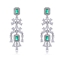 Show details for Copper or Brass Green Dangle Earrings with Full Guarantee
