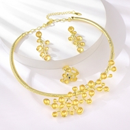 Show details for Delicate Big Dubai 3 Piece Jewelry Set