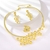 Picture of Delicate Big Dubai 3 Piece Jewelry Set
