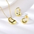 Picture of Bulk Gold Plated Small 2 Piece Jewelry Set
