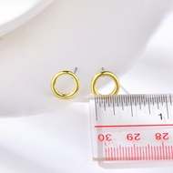 Picture of Great Value Gold Plated Dubai Stud Earrings with Full Guarantee