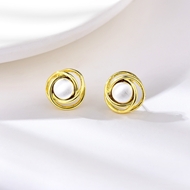 Picture of Dubai Gold Plated Stud Earrings with Worldwide Shipping