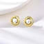 Show details for Dubai Gold Plated Stud Earrings with Worldwide Shipping