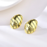 Picture of Dubai Copper or Brass Stud Earrings with Speedy Delivery