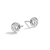 Picture of New Small Platinum Plated Stud Earrings