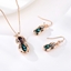 Show details for Designer Rose Gold Plated Classic 2 Piece Jewelry Set with Easy Return