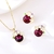 Picture of Sparkly Small Purple 2 Piece Jewelry Set