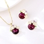 Show details for Sparkly Small Purple 2 Piece Jewelry Set
