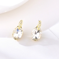 Picture of Moving Crystal Platinum Plated Stud